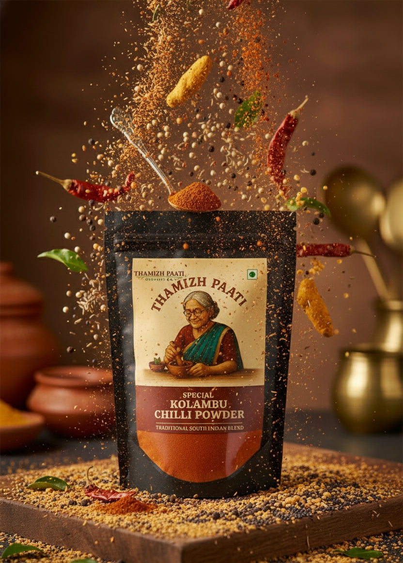 SPECIAL KOLAMBU CHILLI POWDER - குழம்பு மிளகாய் தூள்